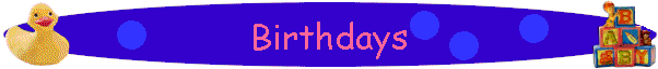 Birthdays